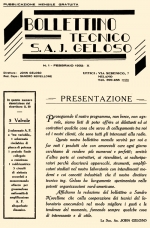 Bollettino Tecnico Geloso 01